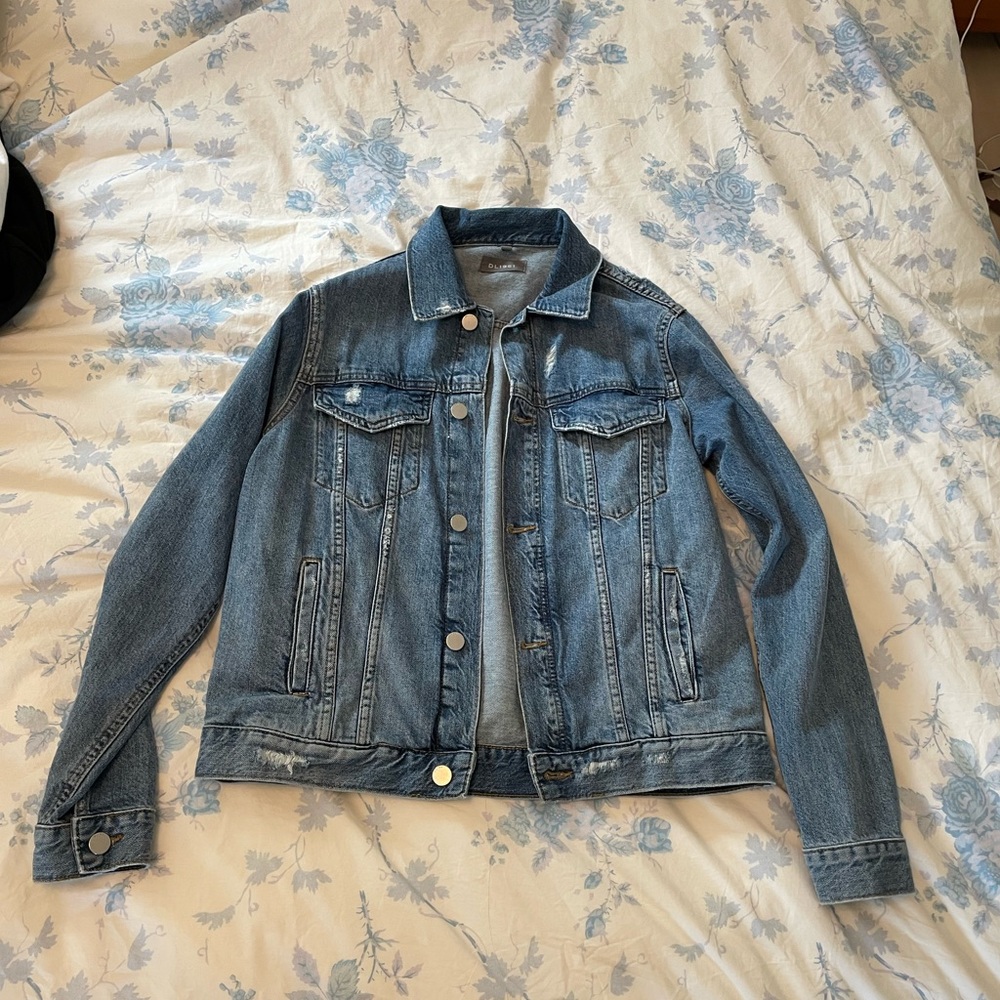 DL1961 Distressed Denim Jacket